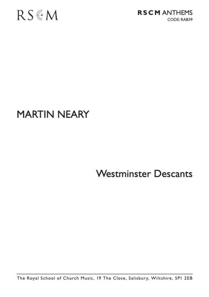 Westminster Descants - Full music